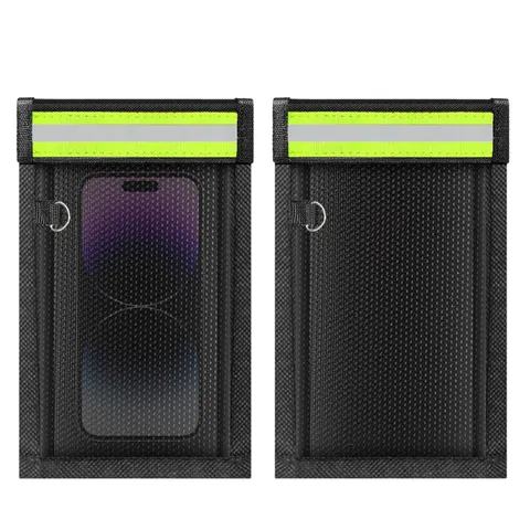 2 Pack Faraday Bags for Phones & Car Keys, Cell Phone Signal Blocking Pouch, Ant