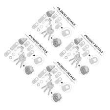 Outdoor Mailbox Lock Hardware Zinc Alloy Lock with Keys for Home Mailbox