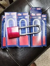 7 Locks - Abus Lock 72/40HB75 Aluminum Safety Lockout Padlock LOT Of 7 BRAND NEW