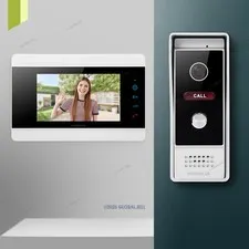 HOMSECUR 7'' HD 1080p Intercom System Set Indoor Monitor And Doorbell Camera