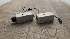 Lot of 2 Sensormatic Monochrome CCTV Camera Heads