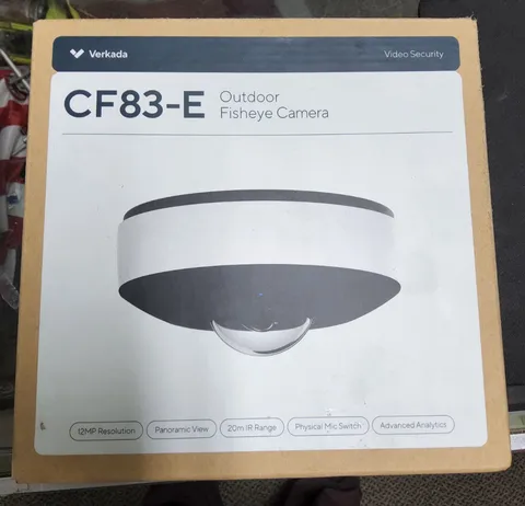 Verkada CF83-E  Outdoor Fisheye Camera 512GB