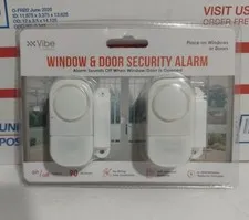 Vibe e-ssentials Window & Door Security Alarm Simple Install 2-pack New Sealed