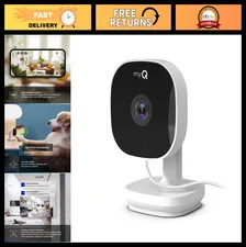 Smart Indoor Security Camera - 1080p HD, Night Vision, Motion Detection, Wi-Fi,