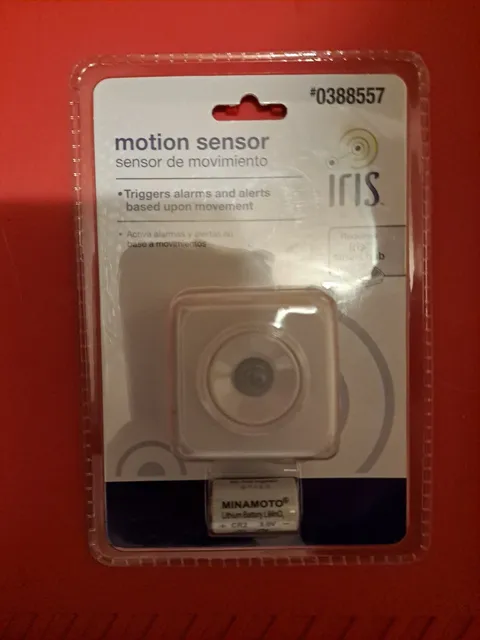 NEW SEALED - ORIGINAL - Iris Alarm Motion Sensor Model #MOT901 Item # 0388557