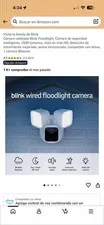Blink Wired Floodlight Camera – Smart security camera, 2600 lumens HD live view 