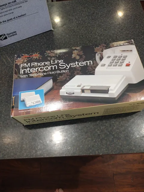 NEW Realistic RADIO SHACK FM PHONE LINE INTERCOM 43-206A NOS