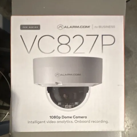 Alarm.com VC827P 1080p IP Dome Camera, PoE Wired, IR Night Vision, microSD