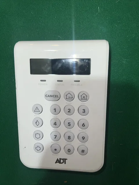 Honeywell ADT WLTP100 Wireless Home Security Touchpad Untested No Cords Or Box