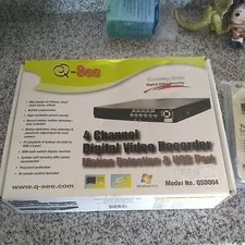 Q-see 4 Channel Digital Video Recorder & swann diy twin cameras extras
