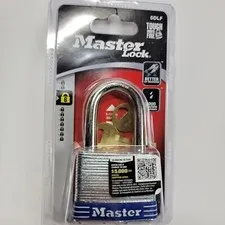 🌍 Master Lock 5DLF Laminated NEW 2 KEYS 1-1/2 inch shackle clearance