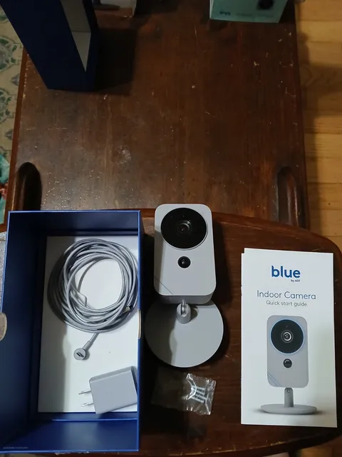 Two BLUE by ADT WIRELESS INDOOR CAMERAS SCE2R0-29 GRAPHITE New