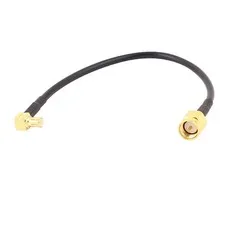 MCX-JW Male to SMA-J Male  RG174 Coaxial Cable Pigtail 15cm