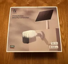 ANONA Aurora 4K Solar Security Camera Wireless Outdoor Forever Power NEW SEALED