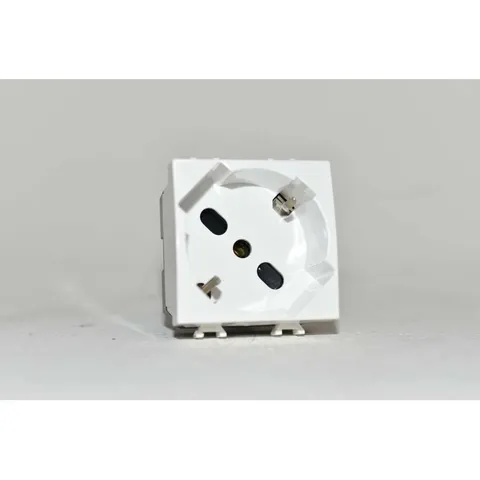 ABB CLEAR 2CSK1109CH SOCKET 2P+T 16A BIVALENT TWO-PASS SCHUKO TYPE P30/P17
