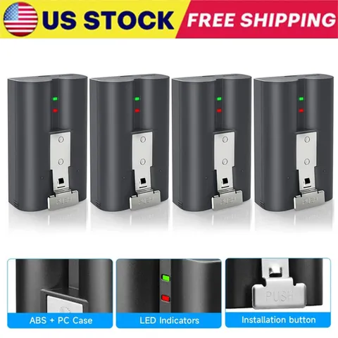 Genuine Rechargeable Battery V4 Ring Video DoorBell 2, 3 4 Quick Release Nice US