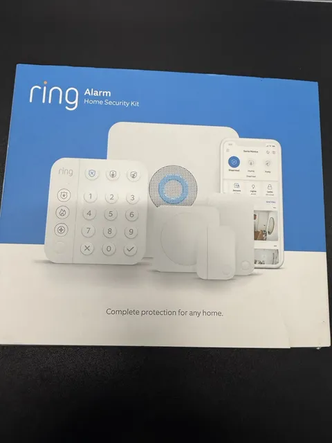 Ring Ring Alarm Home Security Kit 8-Piece Wi-Fi Wireless w/ Keypad Sensors White