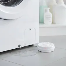 Reusable Battery-Powered Water Leak Alarm with 85dB Alert - Wall Mountable