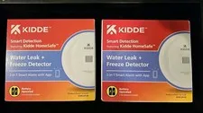 Kidde Smart Water Leak and Freeze Detector WiFi Alexa Google 60WLDR-W Lot Of 2