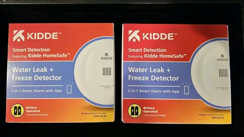 Kidde Smart Water Leak and Freeze Detector WiFi Alexa Google 60WLDR-W Lot Of 2