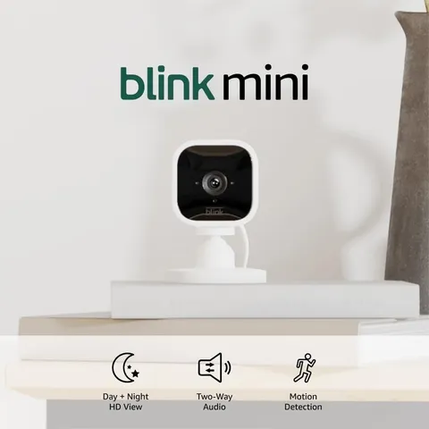 Mini Compact indoor plug-in smart security camera 1080p HD video night vision