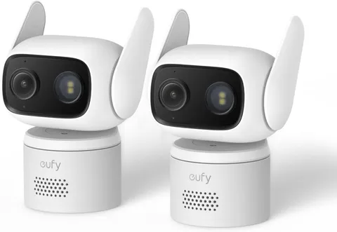 Security Camera C31 2-Pack,Indoor/Outdoor Camera,Ip66,Spotlight-Free Color Night