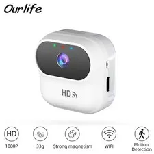 Mini WiFi Security Camera – HD Wireless Monitor with Motion Detection