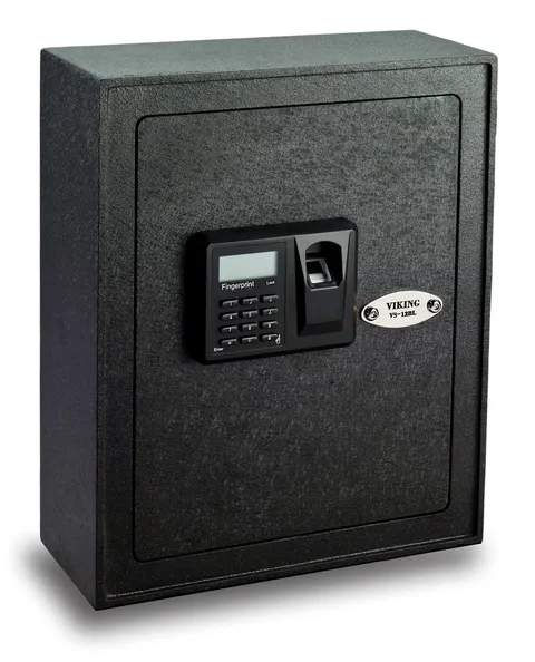 Viking Security Safe VS-12BL Biometric Fingerprint Wall Pistol Gun Safe