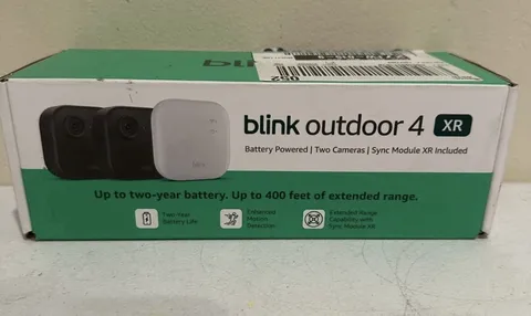 Blink Outdoor 4 XR Two Camera System w/Sync Module New Factory 2 Camera