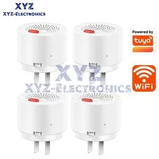 4pcs Gas Leak Detector Tuya Wifi Combustible Gas Alarm Home Natural Gas Sensor