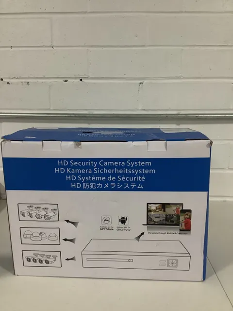 Hd Security Camera System With Four Cameras (open box)