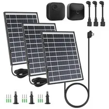 Outdoor Solar Panel with 11.8Ft Cable for Blink Cameras