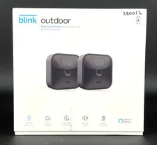 Blink Outdoor Camera System 2 pack black B086DL32R3 ✅ OPEN BOX!