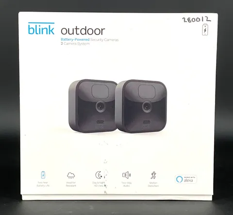 Blink Outdoor Camera System 2 pack black B086DL32R3 ✅ OPEN BOX!