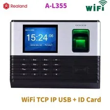 Realand A-L355 Time Fingerprint Time Attendance ID Card WiFi TCP IP Sensor