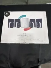 COOAU F5 Home Security System 4MP Solar 4-Camera+HomeBase