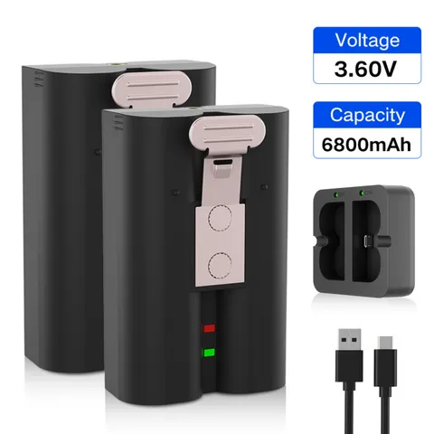 2x Ring Video Doorbell Spotlight Camera Lithium Battery For + Charger Station