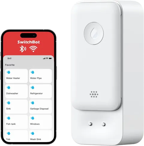 WiFi Water Leak Detector Smart Water Sensor 100dB Alerts IP67 Waterproof No Hub