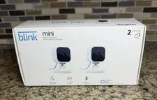 Blink Mini- Indoor Plug-In, 1080p, Smart Security Camera - Pack Of 2 Camera’s