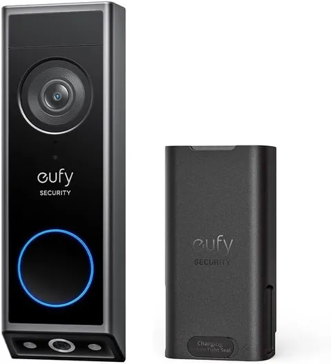2K FHD Video Doorbell Kit with Battery, No Subscription, Two-Way Talk, AI Motion