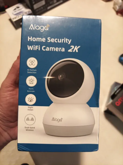Alaga Home Security Wifi Camera 2k Pan & Tilt Auto Tracking Two Audio