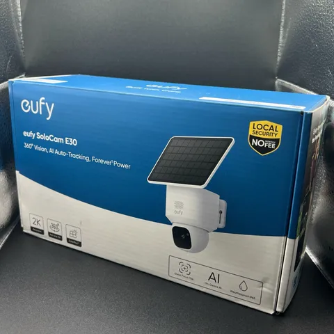 Eufy SoloCam E30 Outdoor Security Camera, 2K 360 Pan/70 Tilt, AI Motion Solar!!