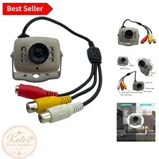 Compact 6pcs IR LED Security Camera 720p for Day/Night Indoor/Outdoor Use