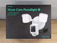 Wyze Cam Floodlight V2 Motion-Activated 2K HD Color Night Vision Camera
