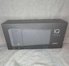 Robern IQ Digital Lock Box Digital Display Gray Metal Small Surface Mount