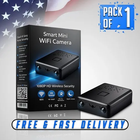 2026 Smart Mini WiFi Camera Wireless 1080P HD Night Cam w/Battery Home Security