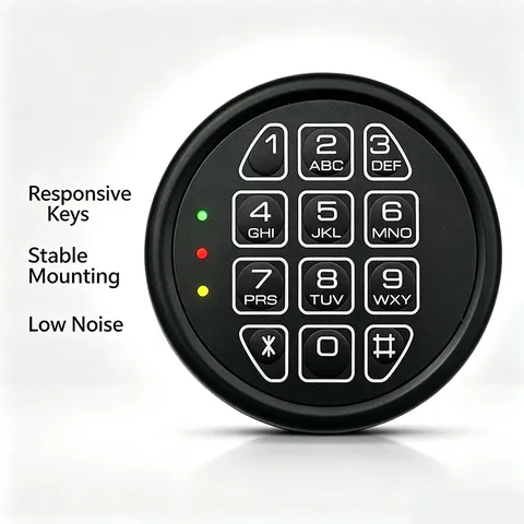 Electronic Gun Safe Lock Replacement – Digital Keypad with Swing Bolt Mechanism