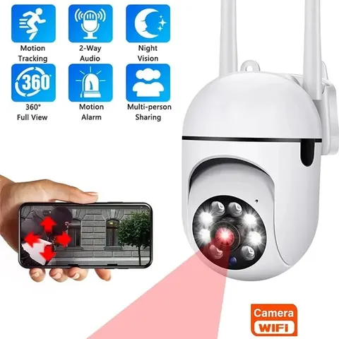 WiFi 3MP IP PTZ Color Wireless Night Surveillance Camera