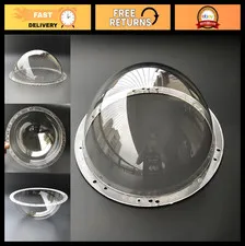 9" Clear Polycarbonate Dome Cover for Security Cameras - Half Ball Lens Cap