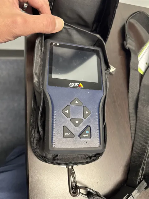 AXIS T8414 Installation Display w/ Case Tested & Working Clean - No Cords